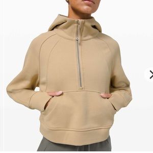 lululemon Scuba Oversized 1/2 Zip Hoodie trench